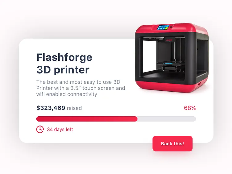 Daily UI — Crowdfunding Campaign