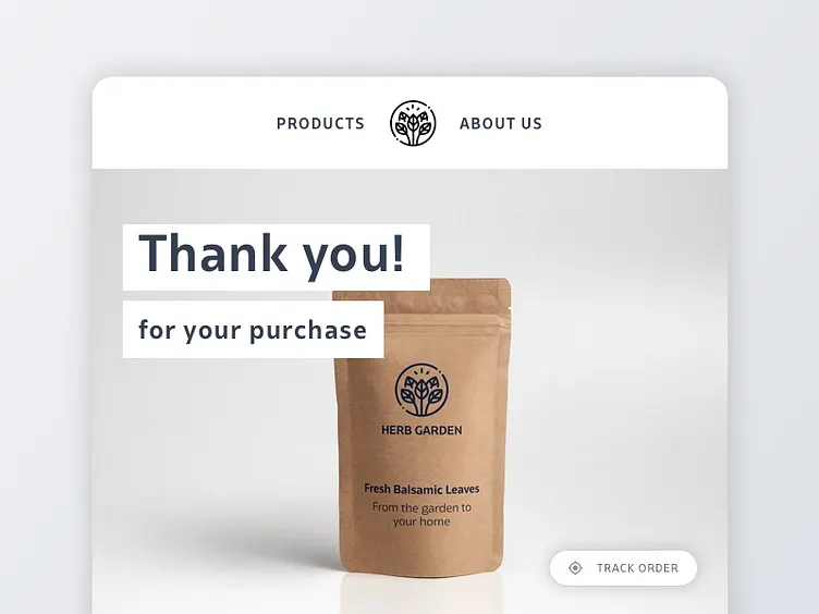 Daily UI — Email Receipt