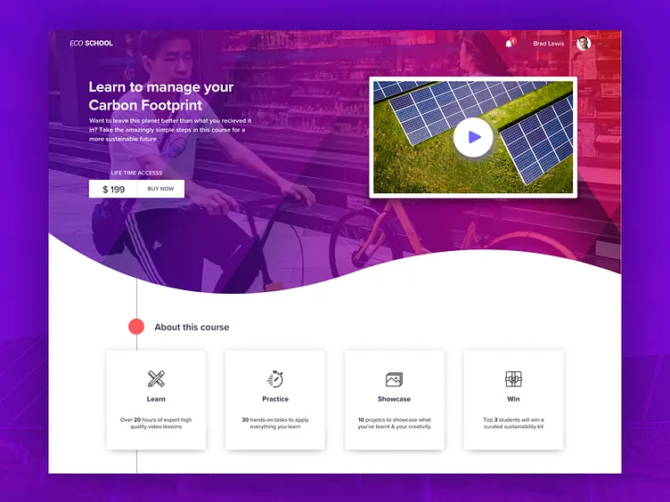 Daily UI — Landing Page