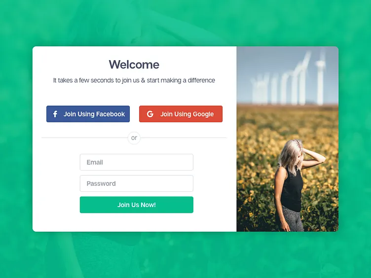Daily UI — Sign Up