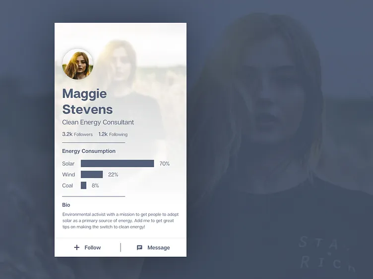 Daily UI — User Profile